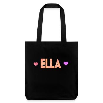 Ella - Stanley/Stella Heavyweight Recycled Tote Bag - black - Front