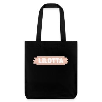 First name Lilotta - Stanley/Stella Heavyweight Recycled Tote Bag - black - Front
