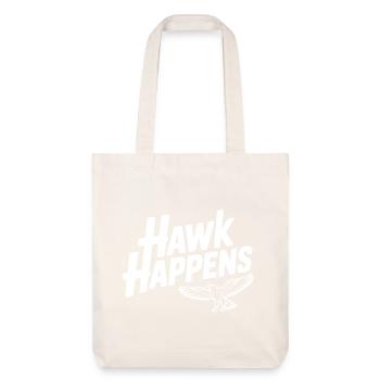 Hawk Happens - Stanley/Stella recycelter Heavyweight Stoffbeutel - Naturweiß - Vorne