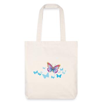 Butterflies Butterflies Insects Spring Summer - Stanley/Stella Heavyweight Recycled Tote Bag - natural white - Front