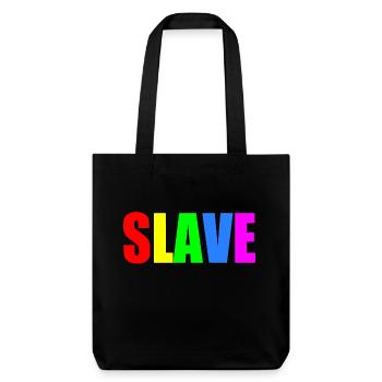 Slave - Stanley/Stella recycelter Heavyweight Stoffbeutel - Schwarz - Vorne