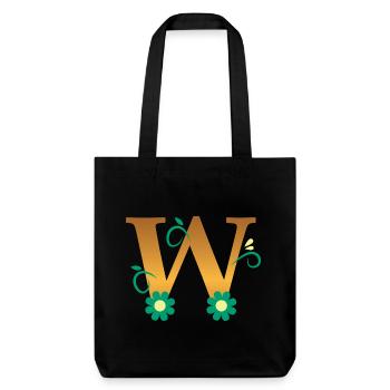 W - Stanley/Stella Heavyweight Recycled Tote Bag - black - Front