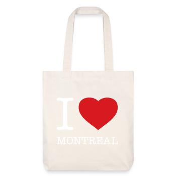 J’ADORE MONTRÉAL - Tote bag épais recyclé Stanley/Stella - blanc cassé - Devant