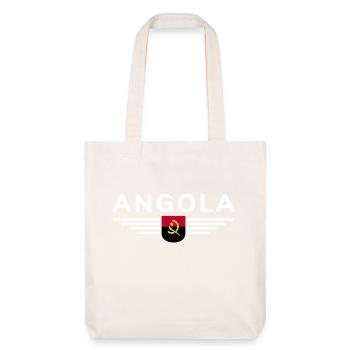 Angola Design – Stolz aus Afrika - Stanley/Stella recycelter Heavyweight Stoffbeutel - Naturweiß - Vorne