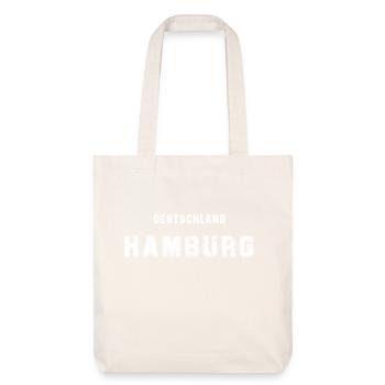 Allemagne Hambourg - Conception de texte urbain - Tote bag épais recyclé Stanley/Stella - blanc cassé - Devant