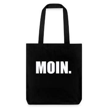 MOIN - Stanley/Stella recycelter Heavyweight Stoffbeutel - Schwarz - Vorne