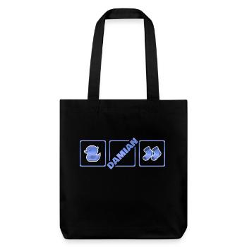 Birth of Damian - Stanley/Stella Heavyweight Recycled Tote Bag - black - Front
