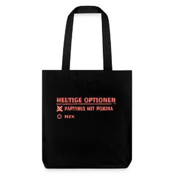 Cadeau pour robina - Tote bag épais recyclé Stanley/Stella - noir - Devant