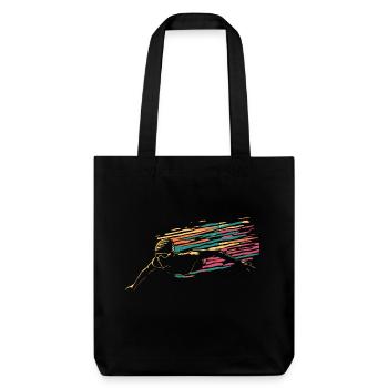 Flotteur de natation Retro Vintage - Tote bag épais recyclé Stanley/Stella - noir - Devant