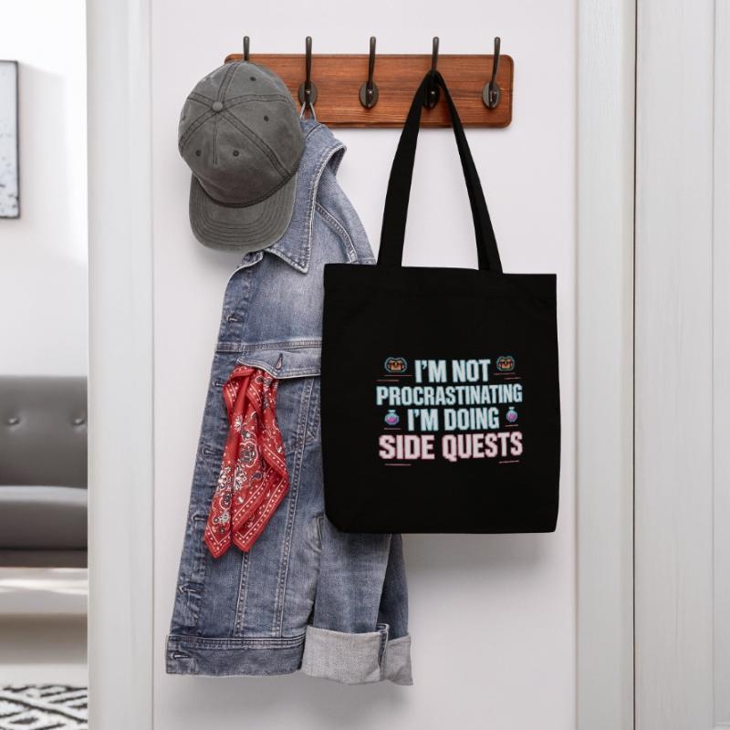 Im Not Procrastinating Im Doing Side Quests Stanley/Stella recycelter Heavyweight Stoffbeutel