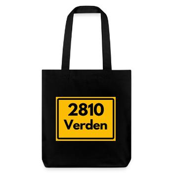 ANCIEN CODE POSTAL RÉTRO 2810 VERDEN PFERDEDOM - Tote bag épais recyclé Stanley/Stella - noir - Devant