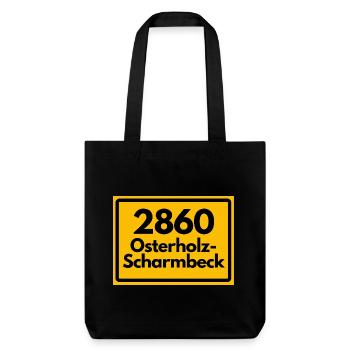 ANCIEN CODE POSTAL 2860 OSTERHOLZ-SCHARMBECK - Tote bag épais recyclé Stanley/Stella - noir - Devant