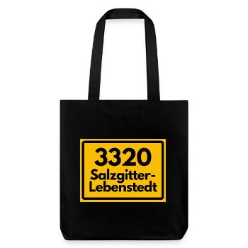 ANCIEN CODE POSTAL RETRO 3320 SALZGITTER - Tote bag épais recyclé Stanley/Stella - noir - Devant