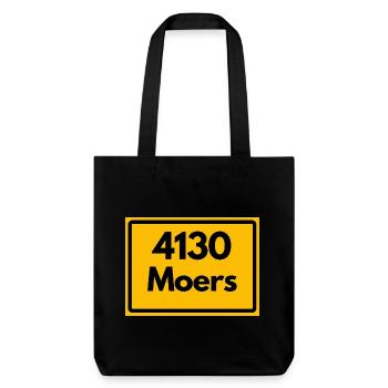 ANCIEN CODE POSTAL RÉTRO 4130 MOERS - Tote bag épais recyclé Stanley/Stella - noir - Devant