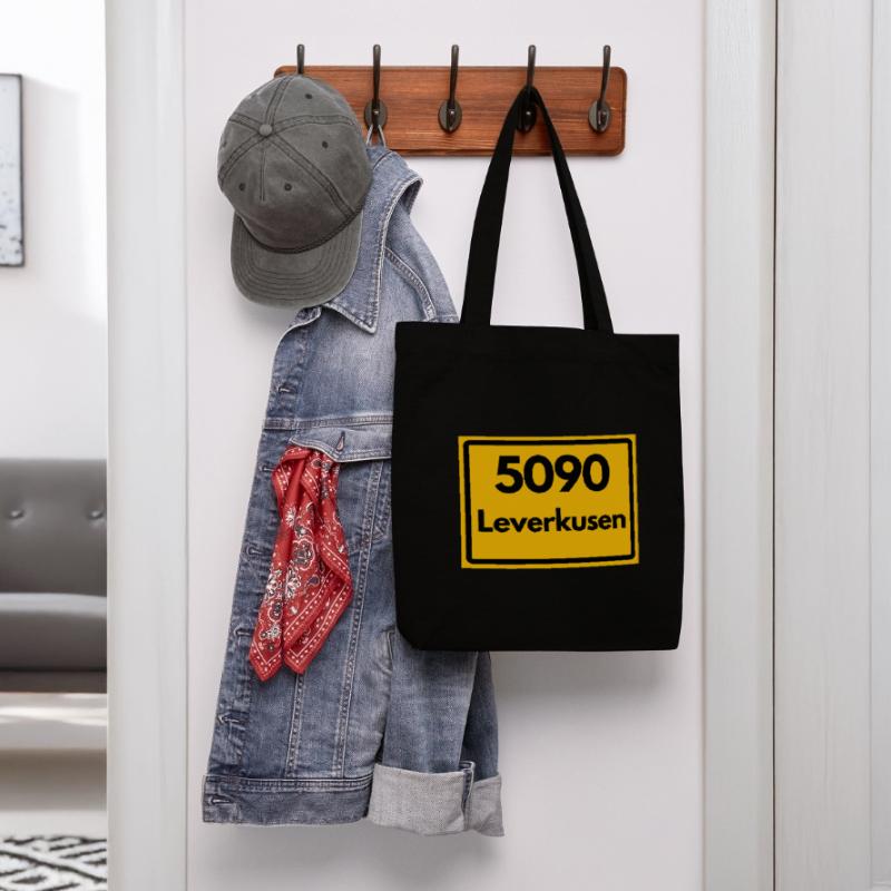 OLD POSTCODE POSTCODE RETRO 5090 LEVERKUSEN Stanley/Stella Heavyweight Recycled Tote Bag