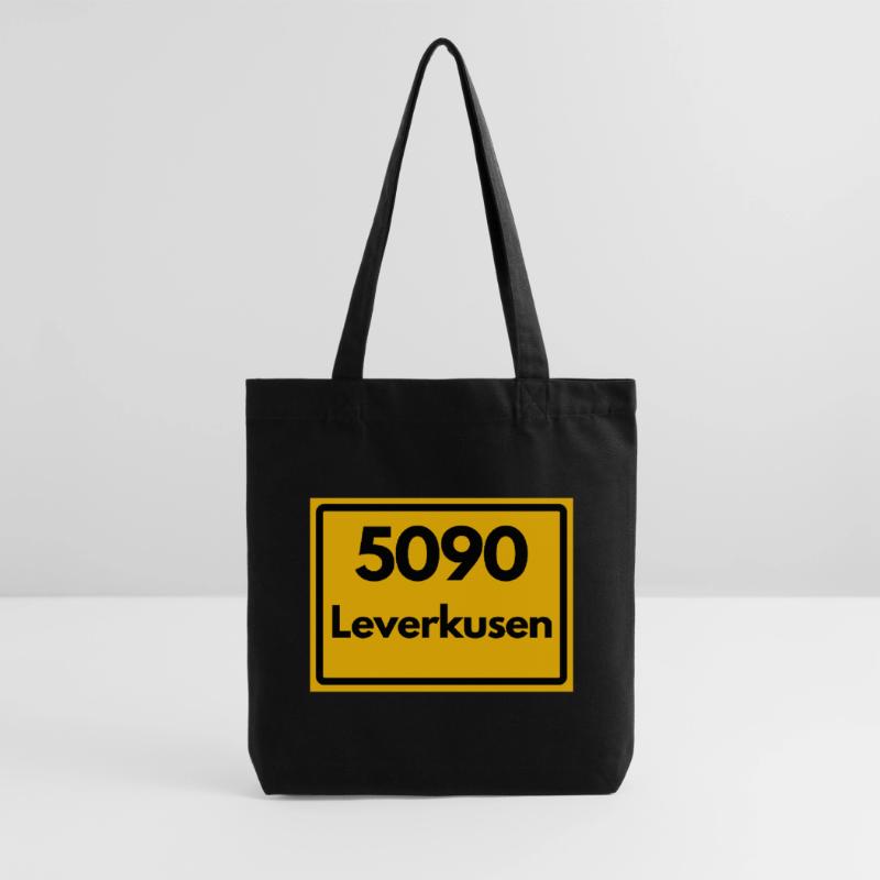 OLD POSTCODE POSTCODE RETRO 5090 LEVERKUSEN Stanley/Stella Heavyweight Recycled Tote Bag