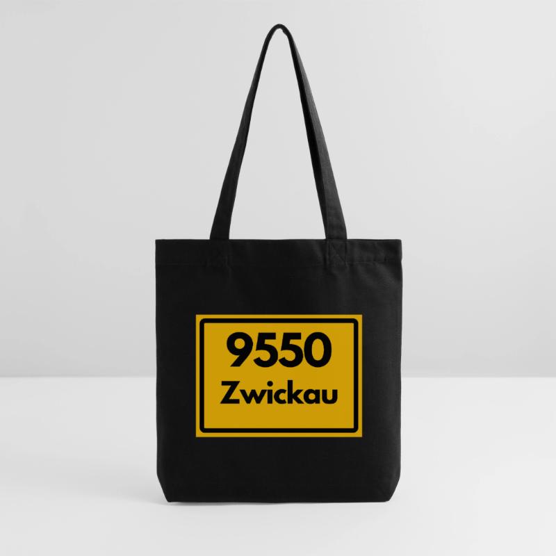 OLD POSTCODE SAXONY 9550 08060 ZWICKAU Stanley/Stella Heavyweight Recycled Tote Bag