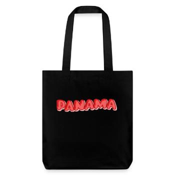 Panama as a holiday - Stanley/Stella Heavyweight Recycled Tote Bag - black - Front
