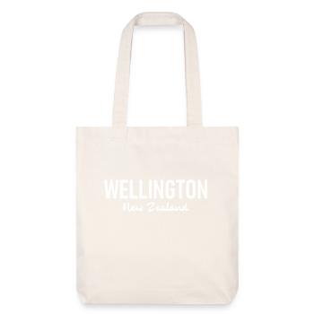 Wellington - Nouvelle-Zélande Aotearoa Kiwi Neuseeland - Tote bag épais recyclé Stanley/Stella - blanc cassé - Devant