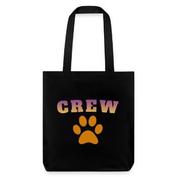 Crew Dog - Stanley/Stella recycelter Heavyweight Stoffbeutel - Schwarz - Vorne