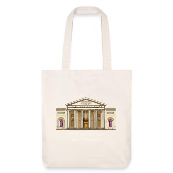 Baltimore Museum, hand-drawn illustration - Stanley/Stella Heavyweight Recycled Tote Bag - natural white - Front