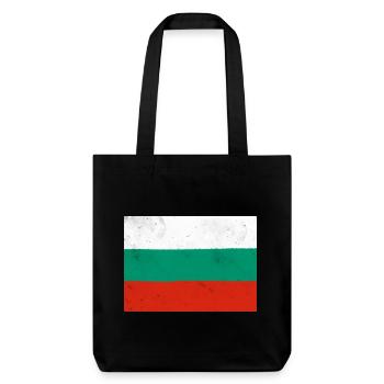 Flag of Bulgaria - Stanley/Stella Heavyweight Recycled Tote Bag - black - Front