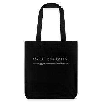 It's not wrong - Stanley/Stella Heavyweight Recycled Tote Bag - black - Front