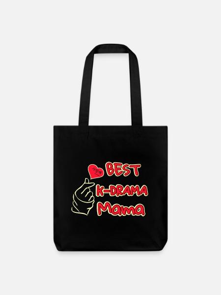 Beste Mutter beste kdrama Mama - Stanley/Stella recycelter Heavyweight Stoffbeutel - Schwarz