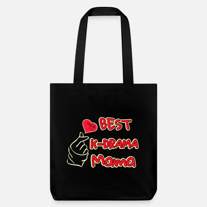 Beste Mutter beste kdrama Mama - Stanley/Stella recycelter Heavyweight Stoffbeutel - Schwarz
