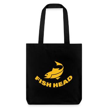 FISH HEAD - Stanley/Stella Heavyweight Recycled Tote Bag - black - Front
