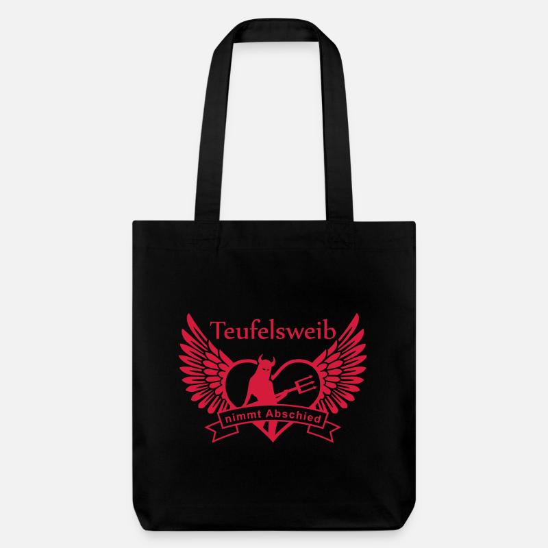 Teufelsweib - Tote bag épais recyclé Stanley/Stella - noir