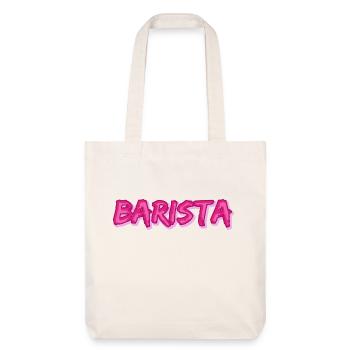 Emploi Barista - Tote bag épais recyclé Stanley/Stella - blanc cassé - Devant