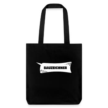Speech Bubble Draughtsman - Stanley/Stella Heavyweight Recycled Tote Bag - black - Front