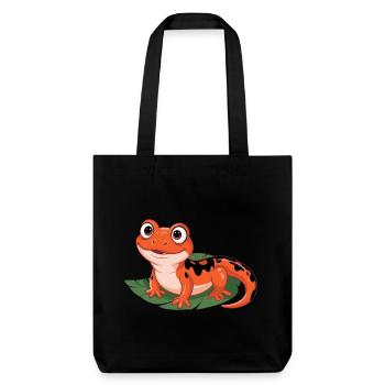 Salamandre feuillue - Tote bag épais recyclé Stanley/Stella - noir - Devant