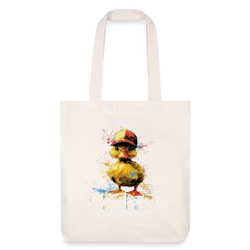 Baisse-toi bien, tout bon humour - Tote bag épais recyclé Stanley/Stella - blanc cassé - Devant