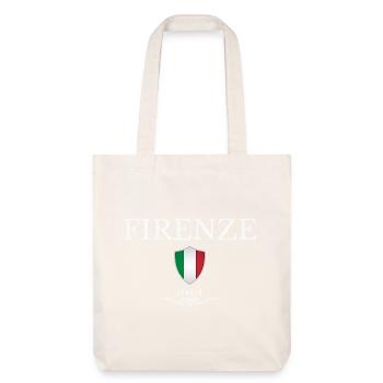Florence Italie, j’adore Florence - Tote bag épais recyclé Stanley/Stella - blanc cassé - Devant