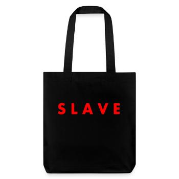 Slave - Stanley/Stella recycelter Heavyweight Stoffbeutel - Schwarz - Vorne