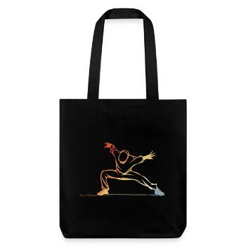 B-Boy Skizze - Stanley/Stella recycelter Heavyweight Stoffbeutel - Schwarz - Vorne