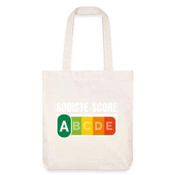SUDISTE SCORE - Humour noir - Tote bag épais recyclé Stanley/Stella - blanc cassé - Devant