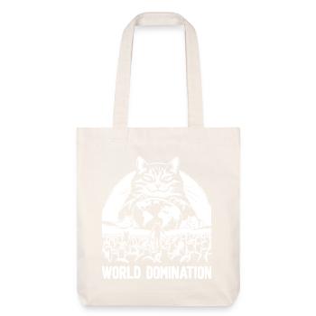 World Domination 1 - Stanley/Stella Heavyweight Recycled Tote Bag - natural white - Front