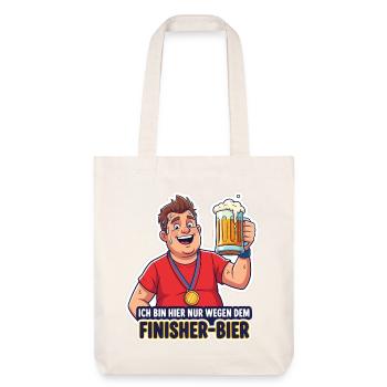 Finisher Beer - Stanley/Stella Heavyweight Recycled Tote Bag - natural white - Front