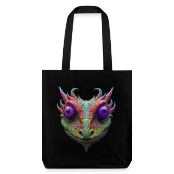 Mystic Toad/Frog/Gecko/Lizzard/Alien - Stanley/Stella Heavyweight Recycled Tote Bag - black - Front