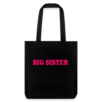 Big sister - Tote bag épais recyclé Stanley/Stella - noir - Devant