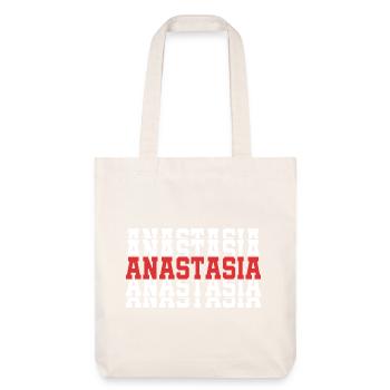 Anastasia t-shirt gift stacked text - Stanley/Stella Heavyweight Recycled Tote Bag - natural white - Front