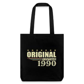 1990 Anniversaire 1990 - Tote bag épais recyclé Stanley/Stella - noir - Devant