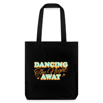 Soirée dansante scintillante – Retro Party Vibes - Tote bag épais recyclé Stanley/Stella - noir - Devant