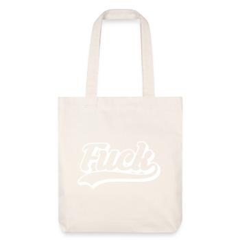 Fuck Retro Script - Stanley/Stella Heavyweight Recycled Tote Bag - natural white - Front