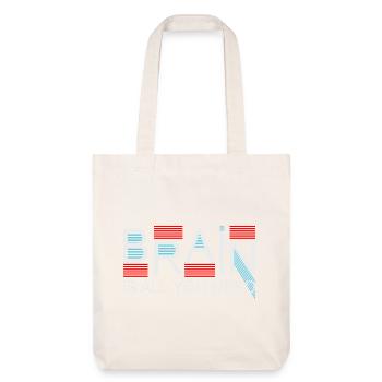 Le cerveau est tout ce dont vous avez besoin - Tote bag épais recyclé Stanley/Stella - blanc cassé - Devant
