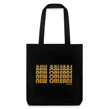Nouvelle-Orléans Louisiane - Tote bag épais recyclé Stanley/Stella - noir - Devant