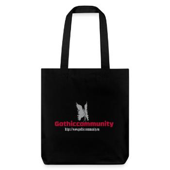 Logo_mit_Engel_und_Adresse - Tote bag épais recyclé Stanley/Stella - noir - Devant